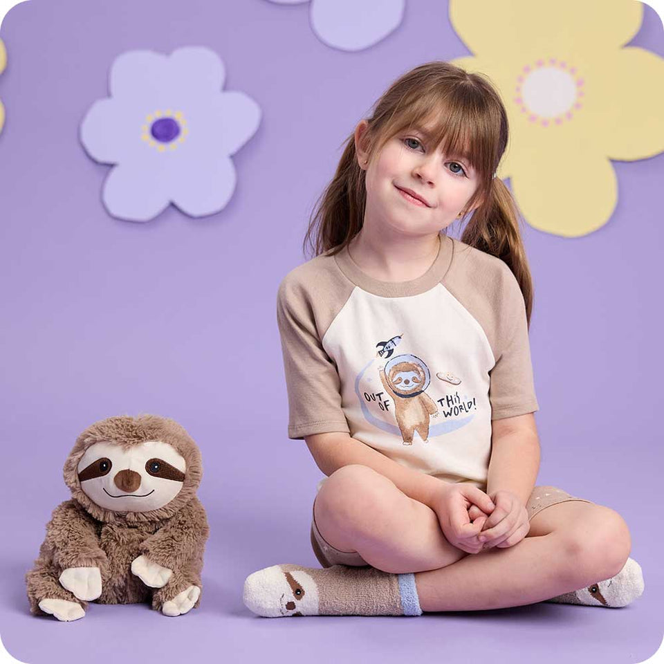 Sloth Shorties Pajamas - Soft Snuggle