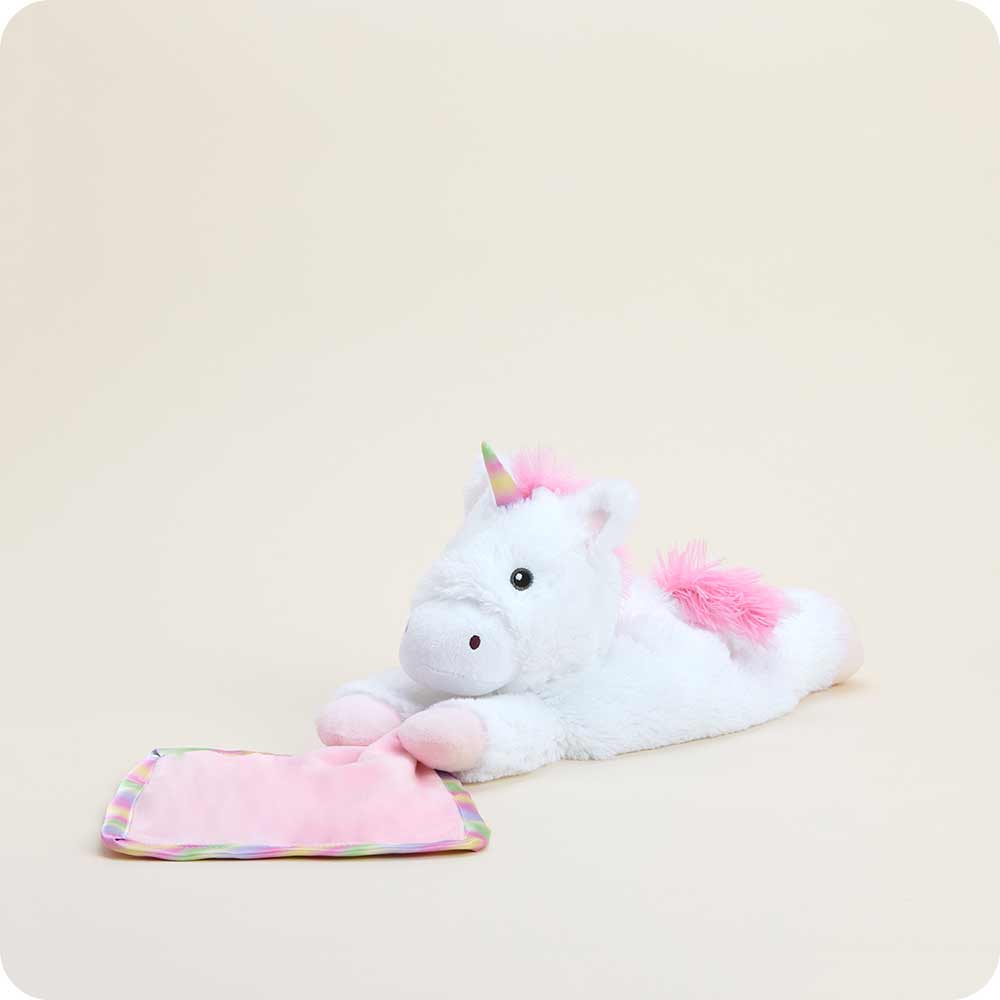 Unicorn Blankie Warmies - Cozy Glow