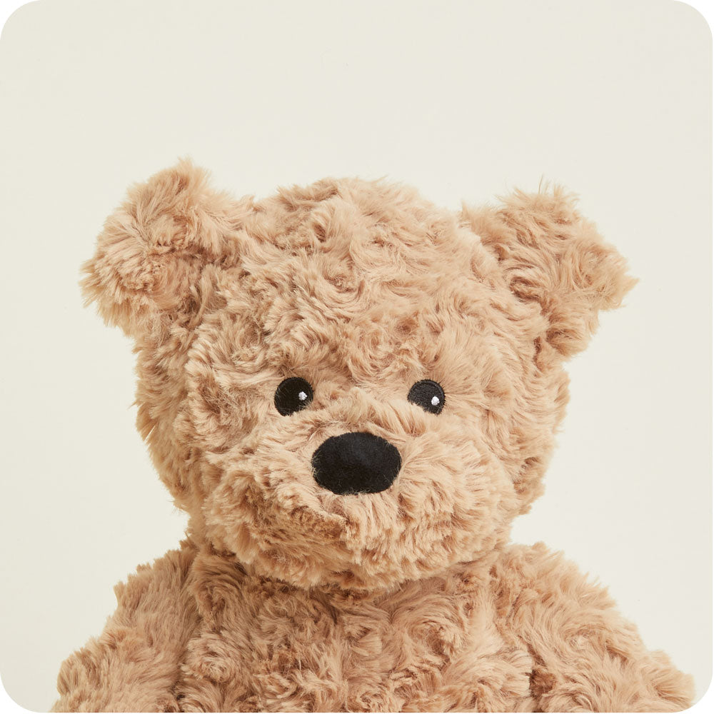 Brown Curly Bear Warmies - Warm Blend