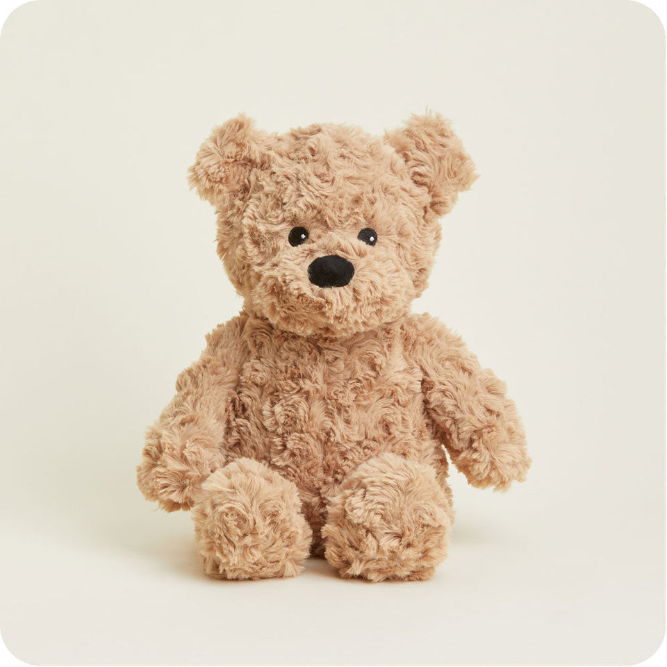 Brown Curly Bear Warmies - Bright Scent
