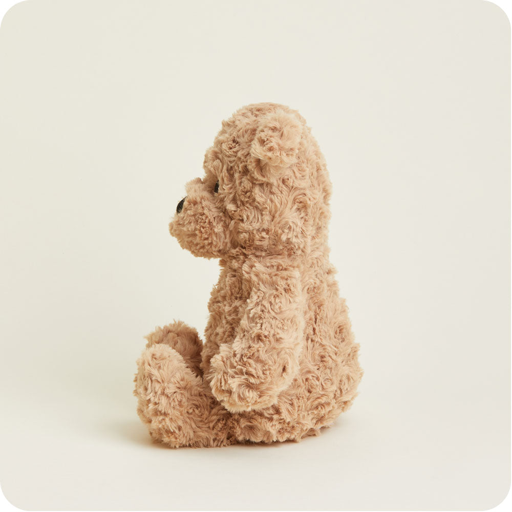 Brown Curly Bear Warmies - Bright Scent