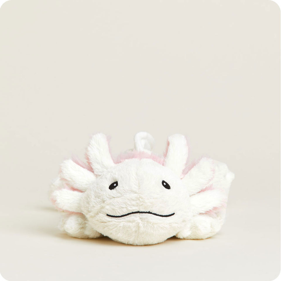 White Axolotl Warmies - Classic Notes