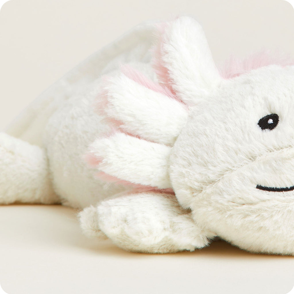 White Axolotl Warmies - Classic Notes