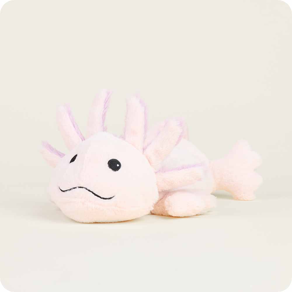Pink Axolotl Warmies - Cozy Glow