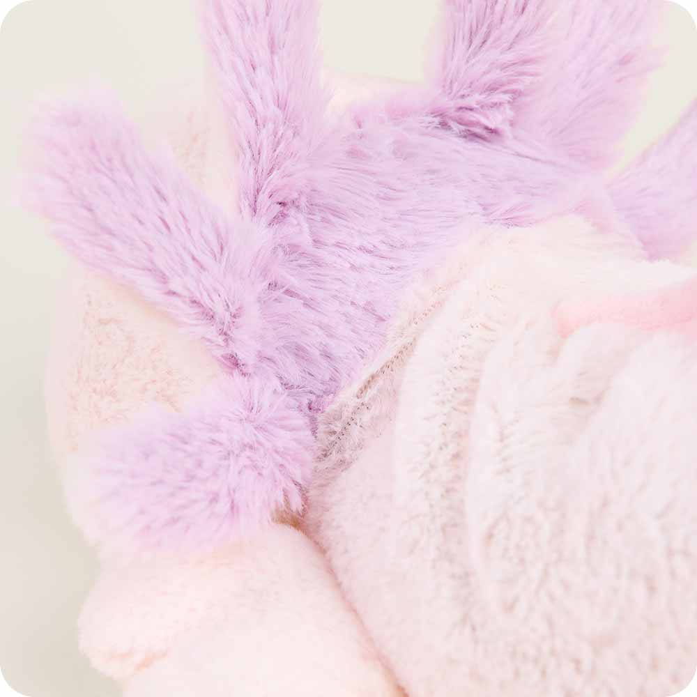 Pink Axolotl Warmies - Cozy Glow