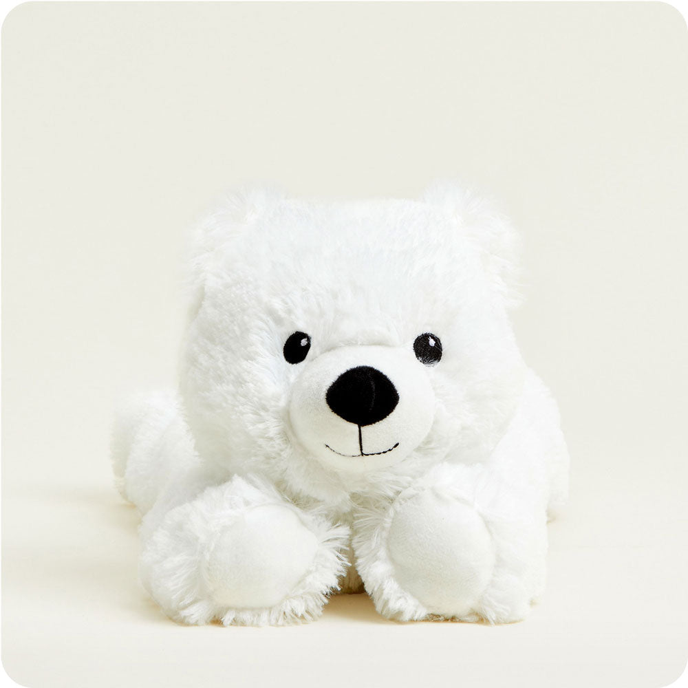 White Bear Warmies - Soft Glow
