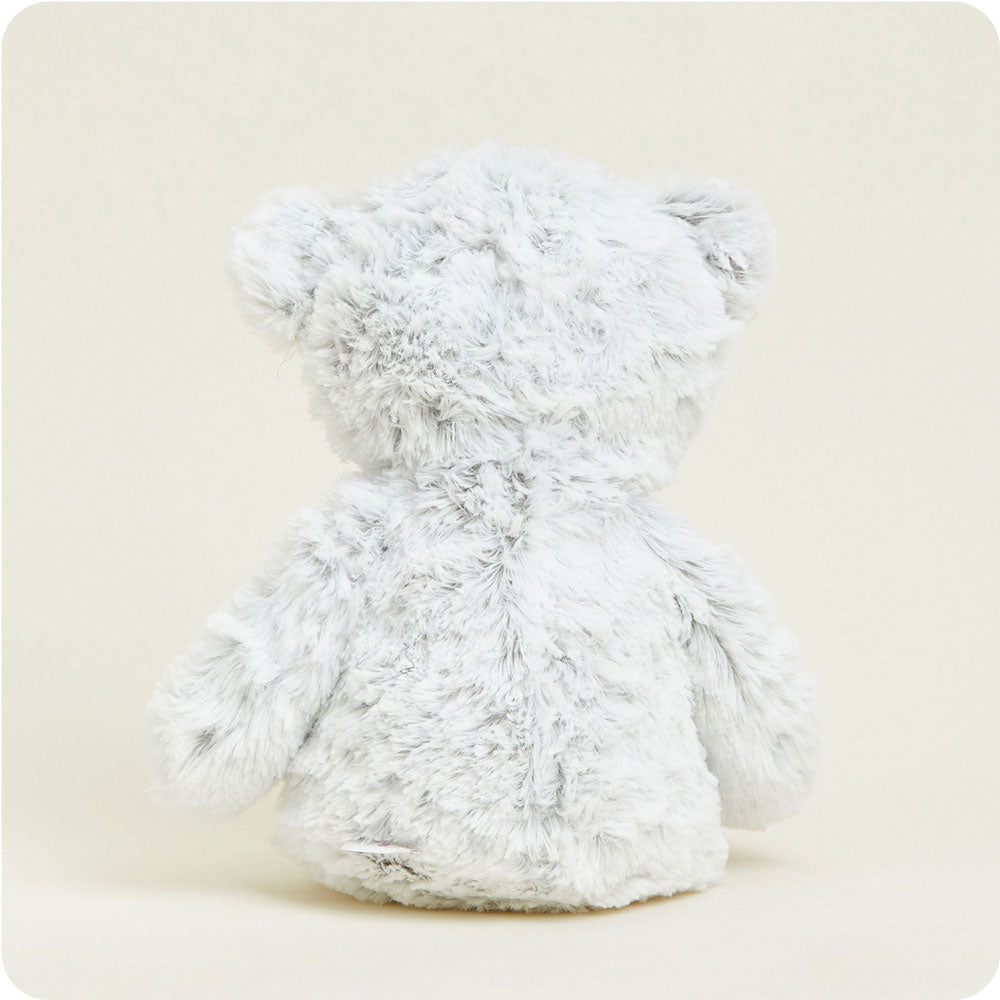 Gray Marshmallow Bear Warmies - Classic Notes