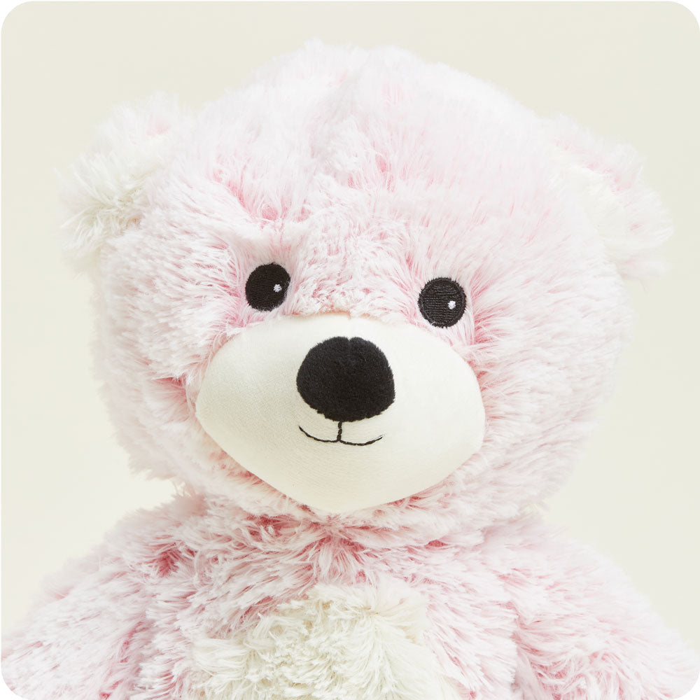 Pink Marshmallow Bear Warmies - Home Glow