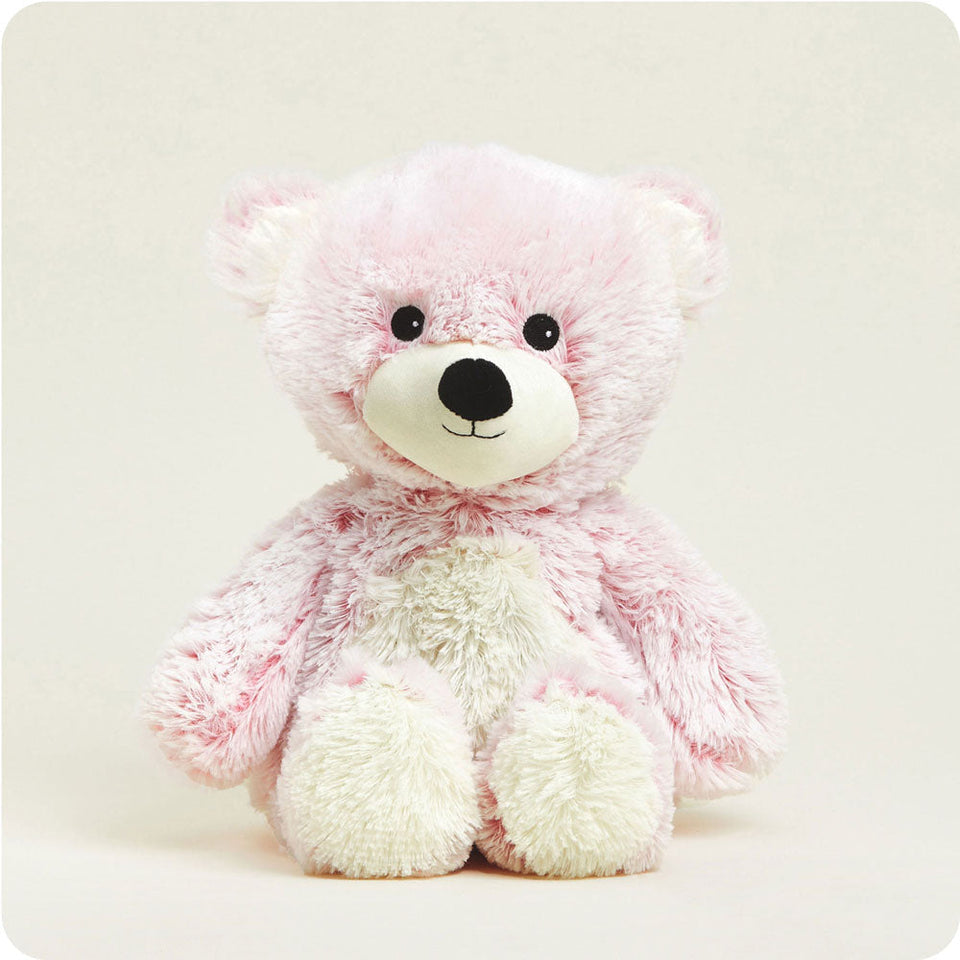 Pink Marshmallow Bear Warmies - Home Glow
