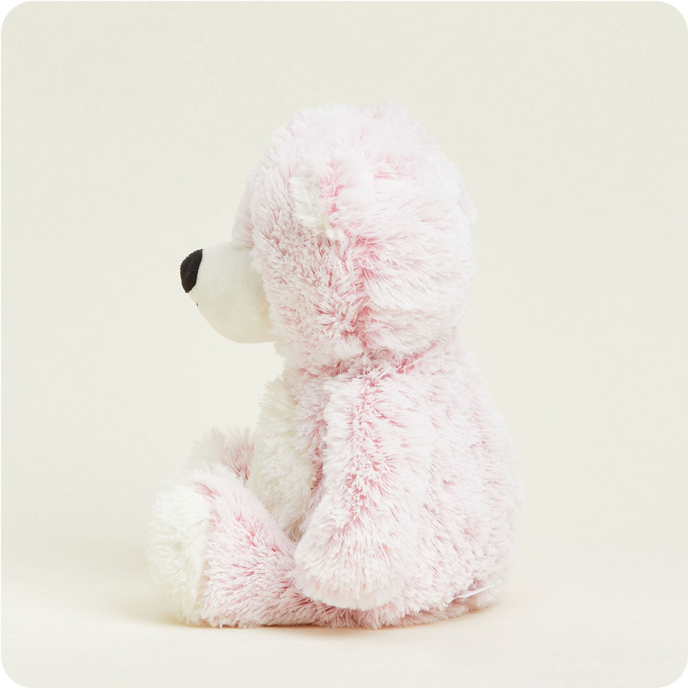 Pink Marshmallow Bear Warmies - Home Glow