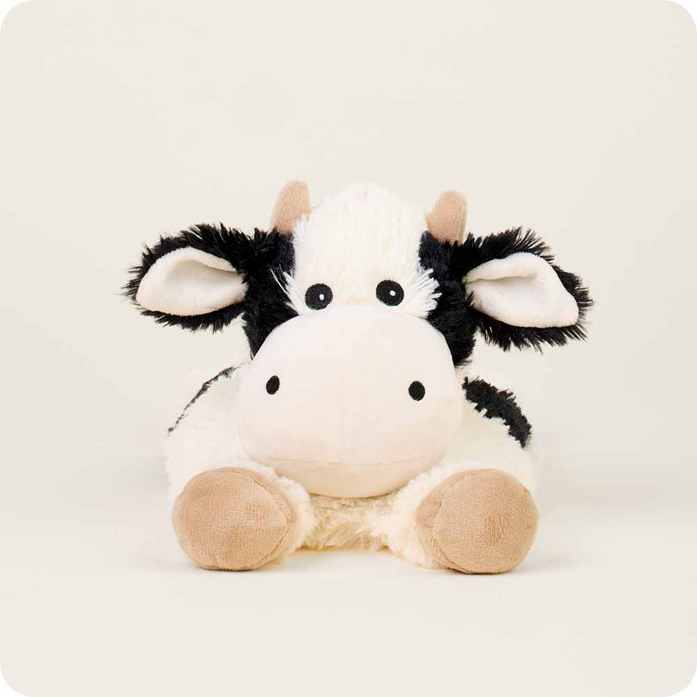 Laying Down Cow Warmies - Gentle Mist