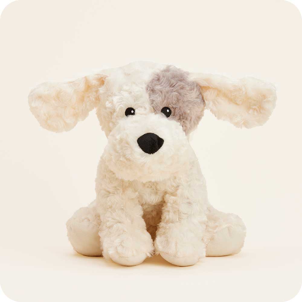 Patch Curly Dog Warmies - Gentle Mist
