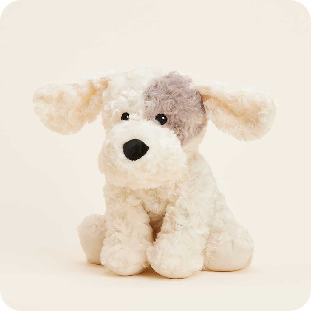 Patch Curly Dog Warmies - Gentle Mist