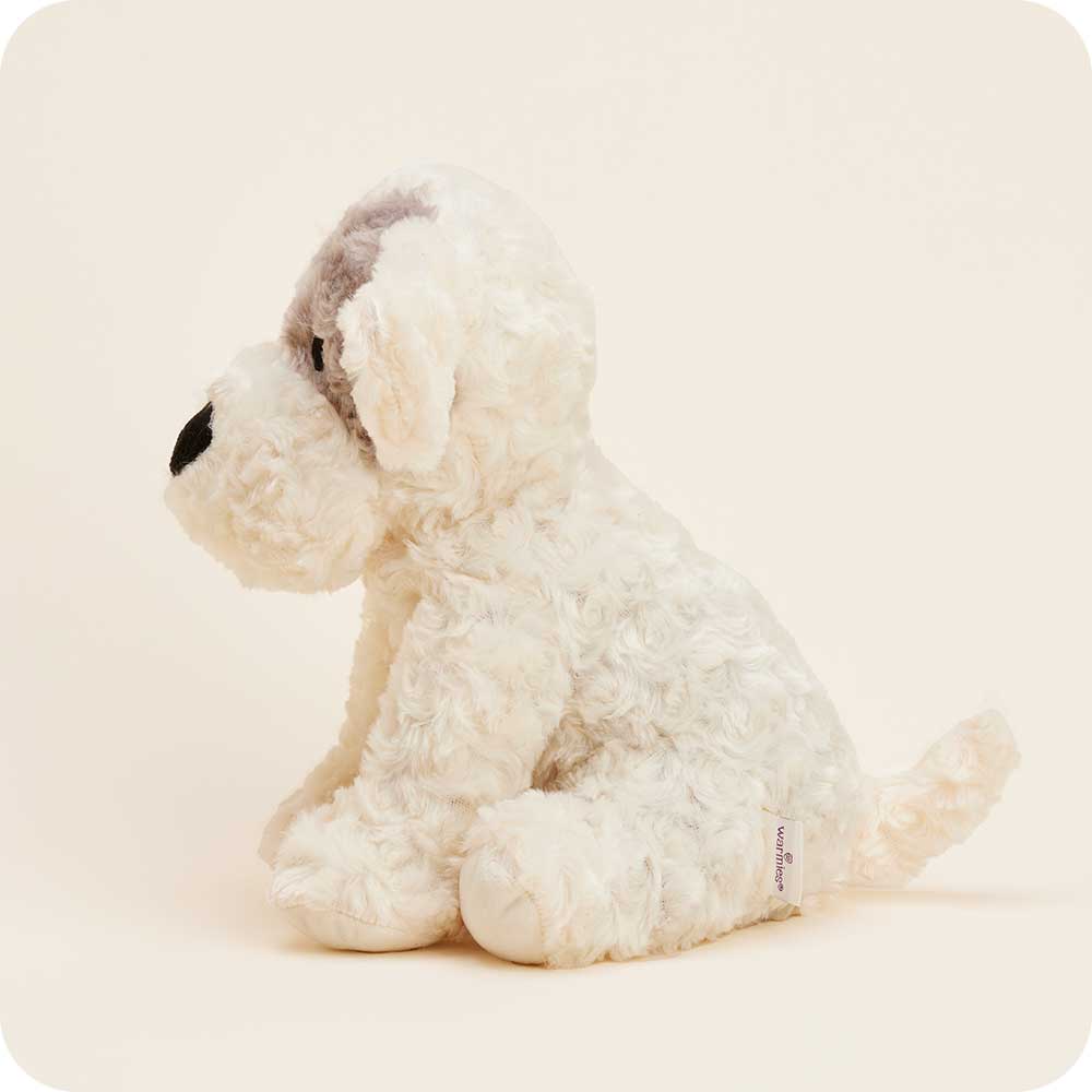 Patch Curly Dog Warmies - Gentle Mist