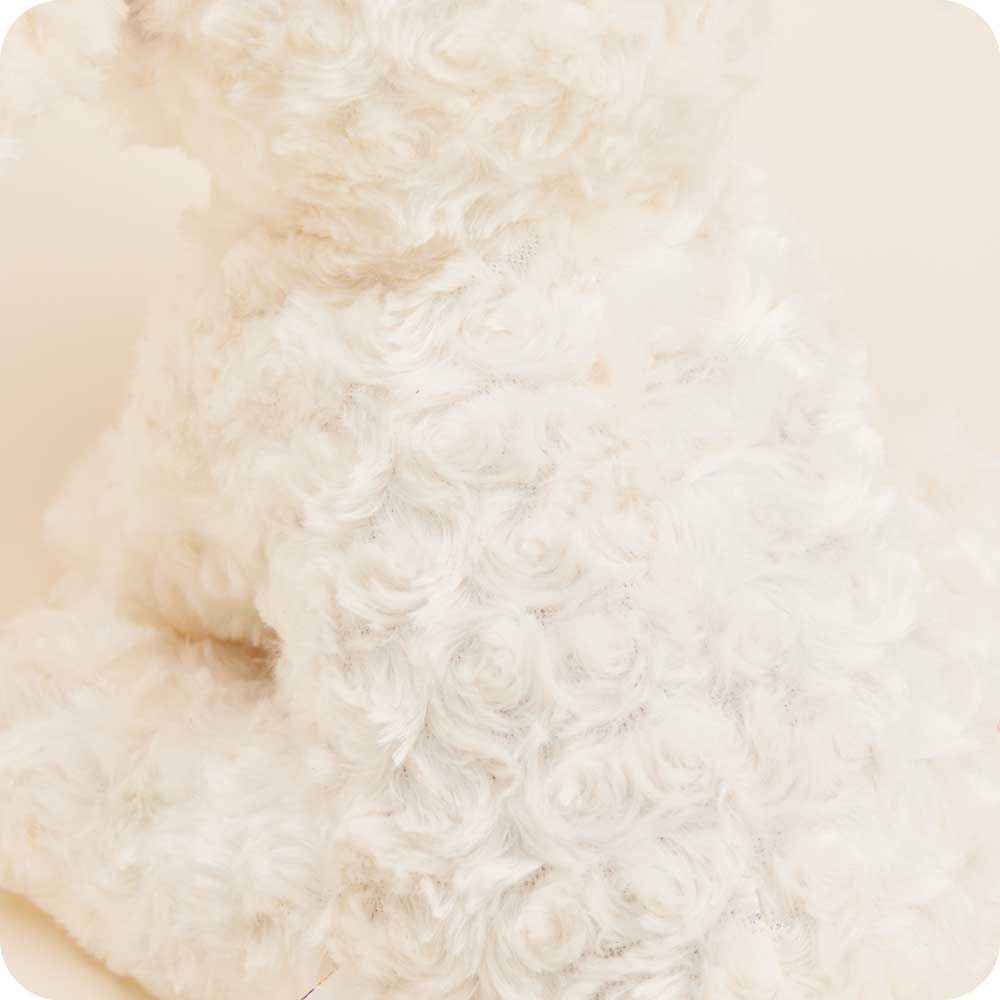 Patch Curly Dog Warmies - Gentle Mist