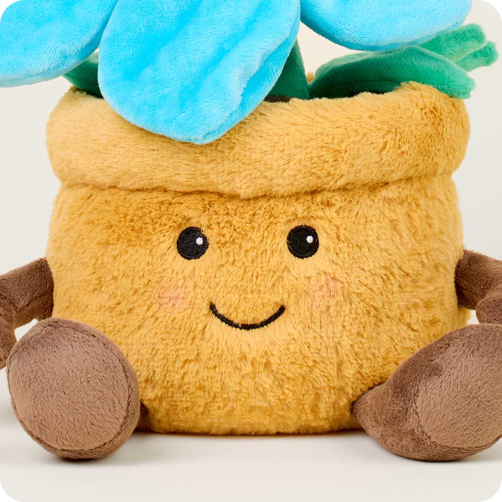 Blue Flower Pot Warmies - Bright Scent