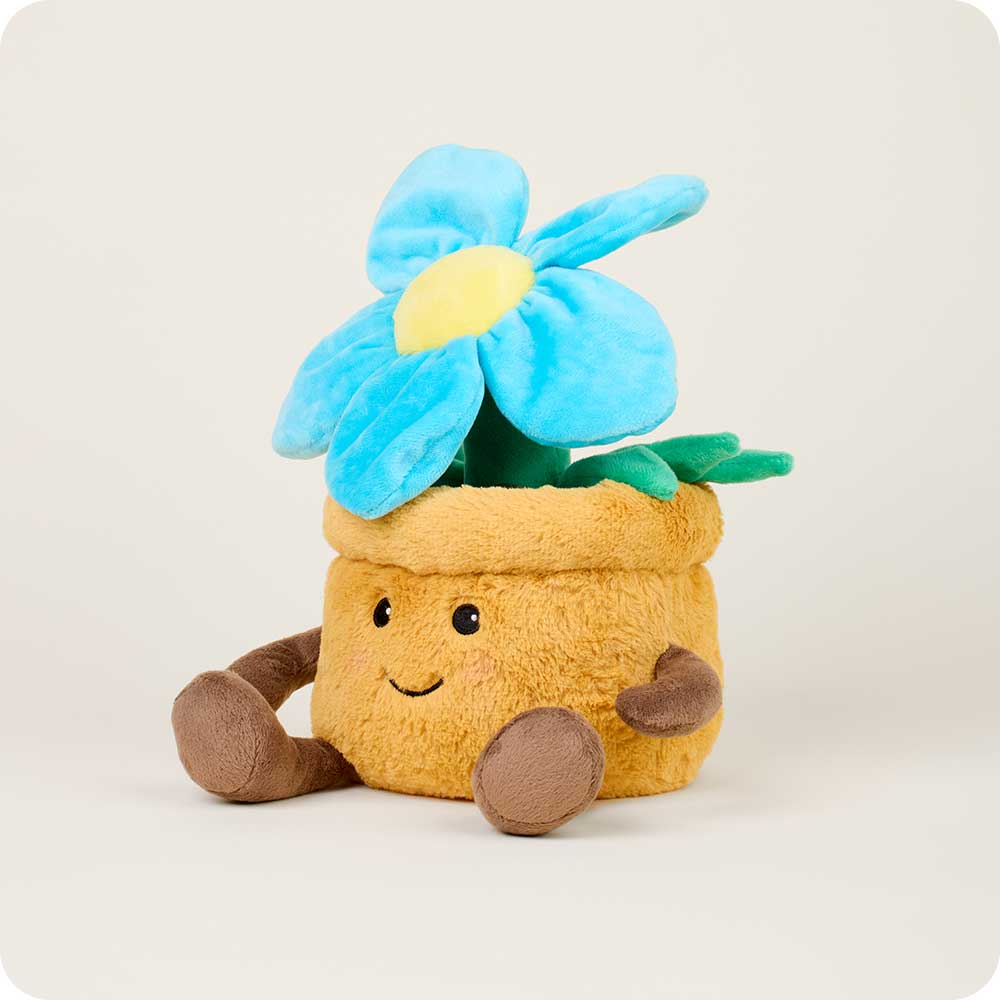 Blue Flower Pot Warmies - Modern Blend