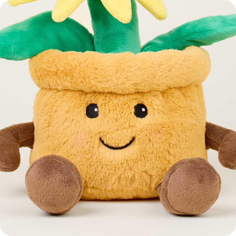 Yellow Flower Pot Warmies - Daily Scent