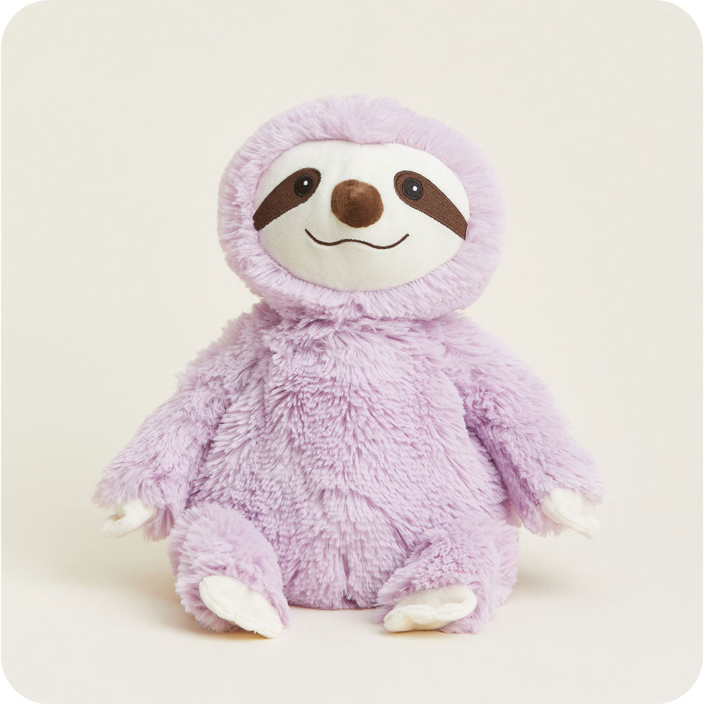 Purple Sloth Warmies - Soft Glow