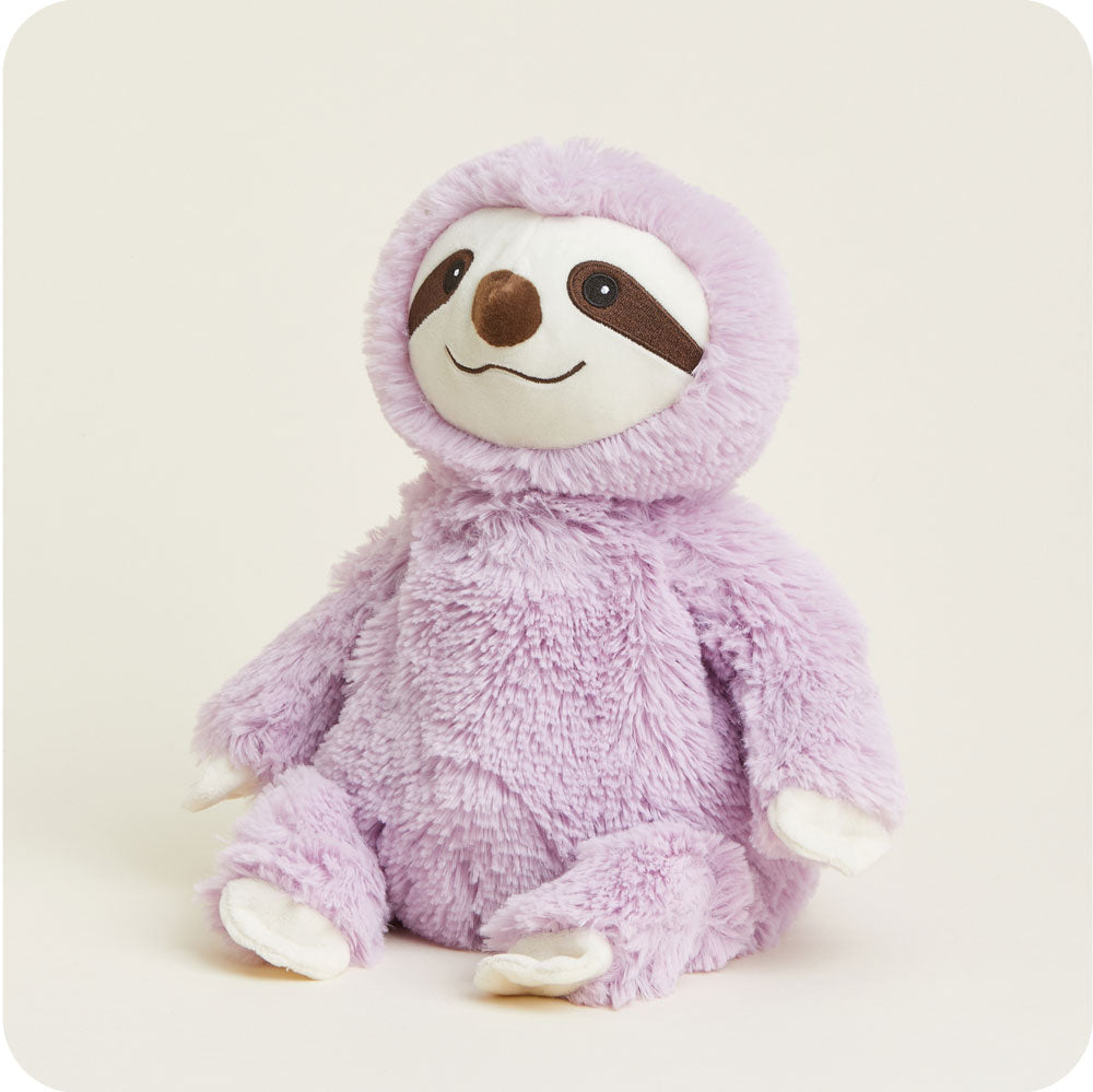 Purple Sloth Warmies - Soft Glow