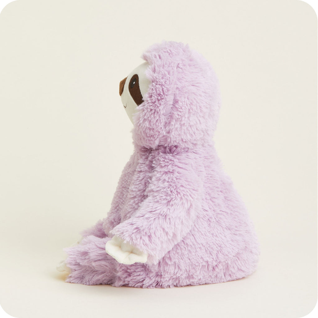 Purple Sloth Warmies - Soft Glow