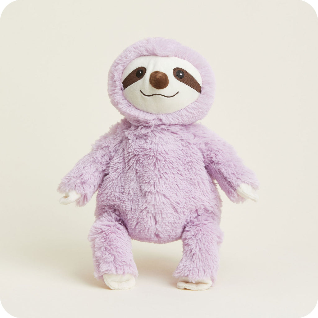 Purple Sloth Warmies - Soft Glow