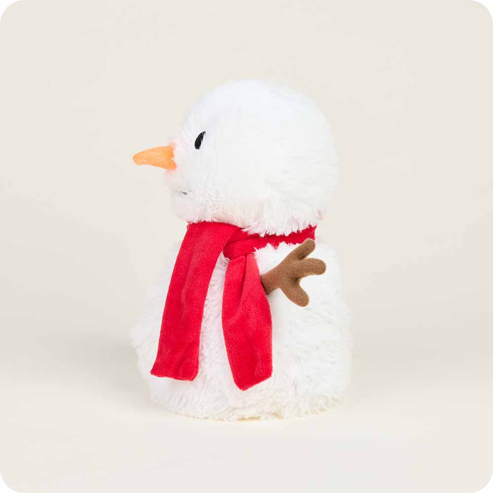 Red Scarf Snowman Warmies - Home Glow