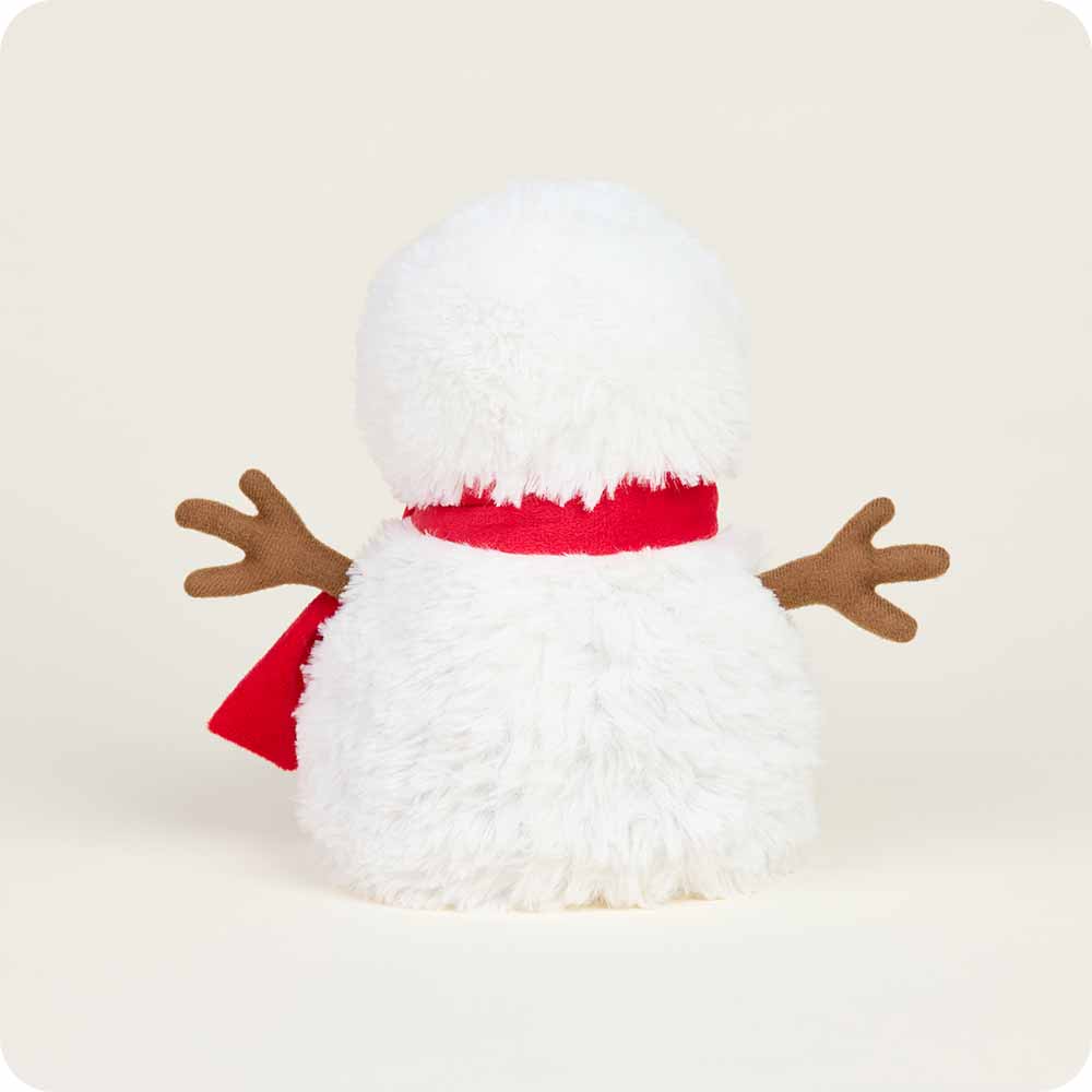 Red Scarf Snowman Warmies - Home Glow