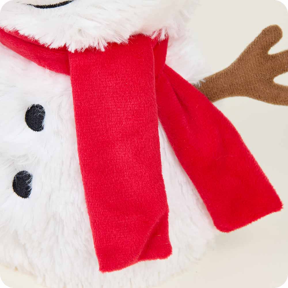 Red Scarf Snowman Warmies - Home Glow