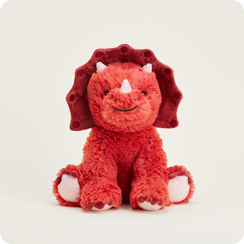 Red Triceratops Warmies - Clean Mood