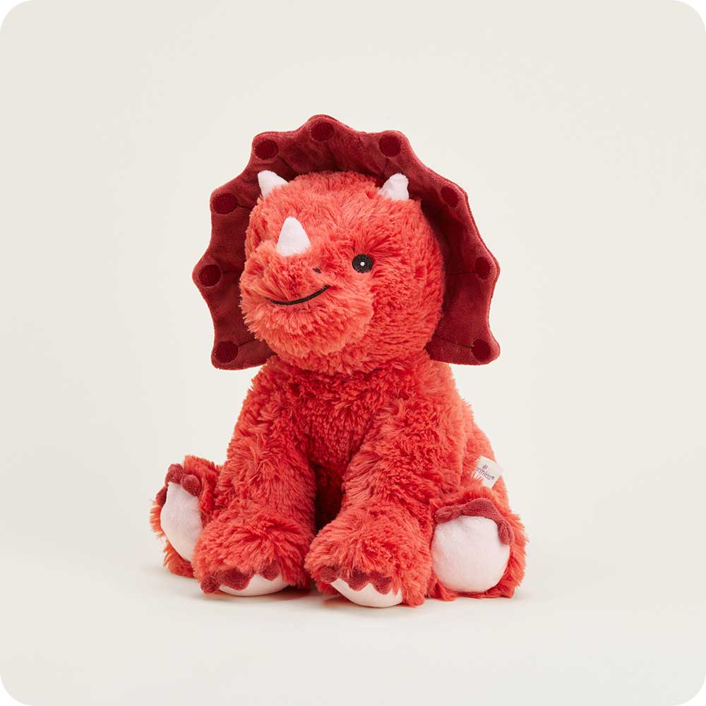 Red Triceratops Warmies - Clean Mood