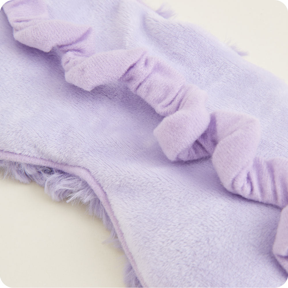 Curly Purple Eye Mask Warmies - Easy Stow