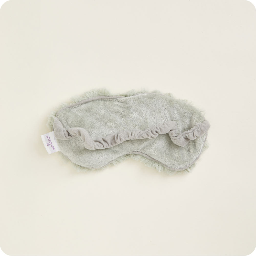 Curly Sage Green Eye Mask Warmies - Travel Ready