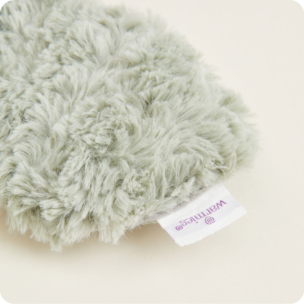 Curly Sage Green Eye Mask Warmies - Travel Ready