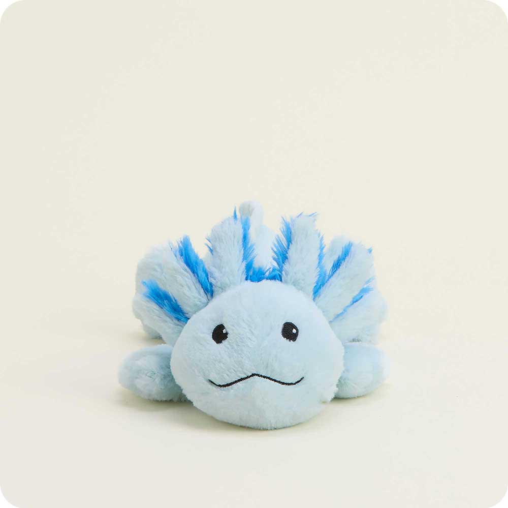 Blue Axolotl Warmies Junior - Cozy Glow
