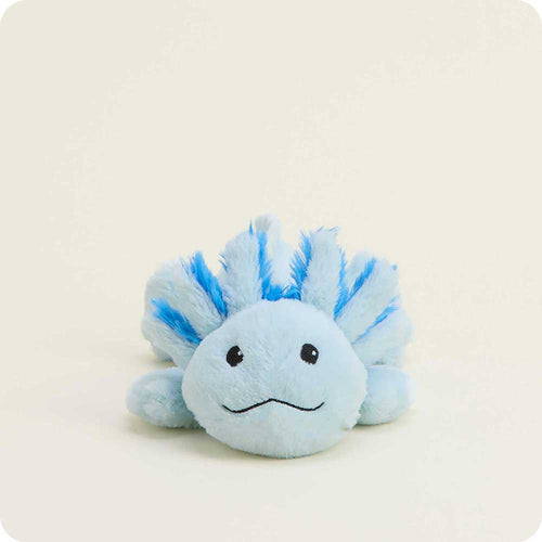 Blue Axolotl Warmies Junior - Cozy Glow