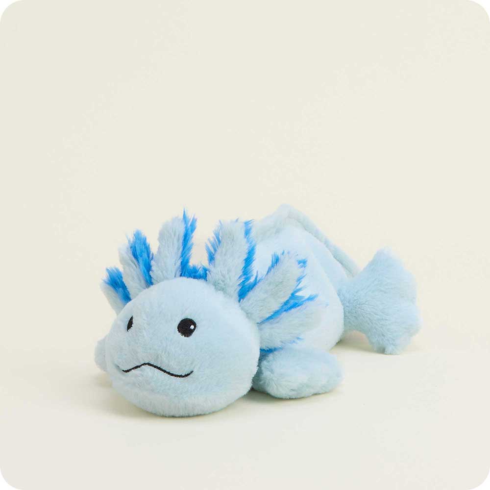 Blue Axolotl Warmies Junior - Cozy Glow