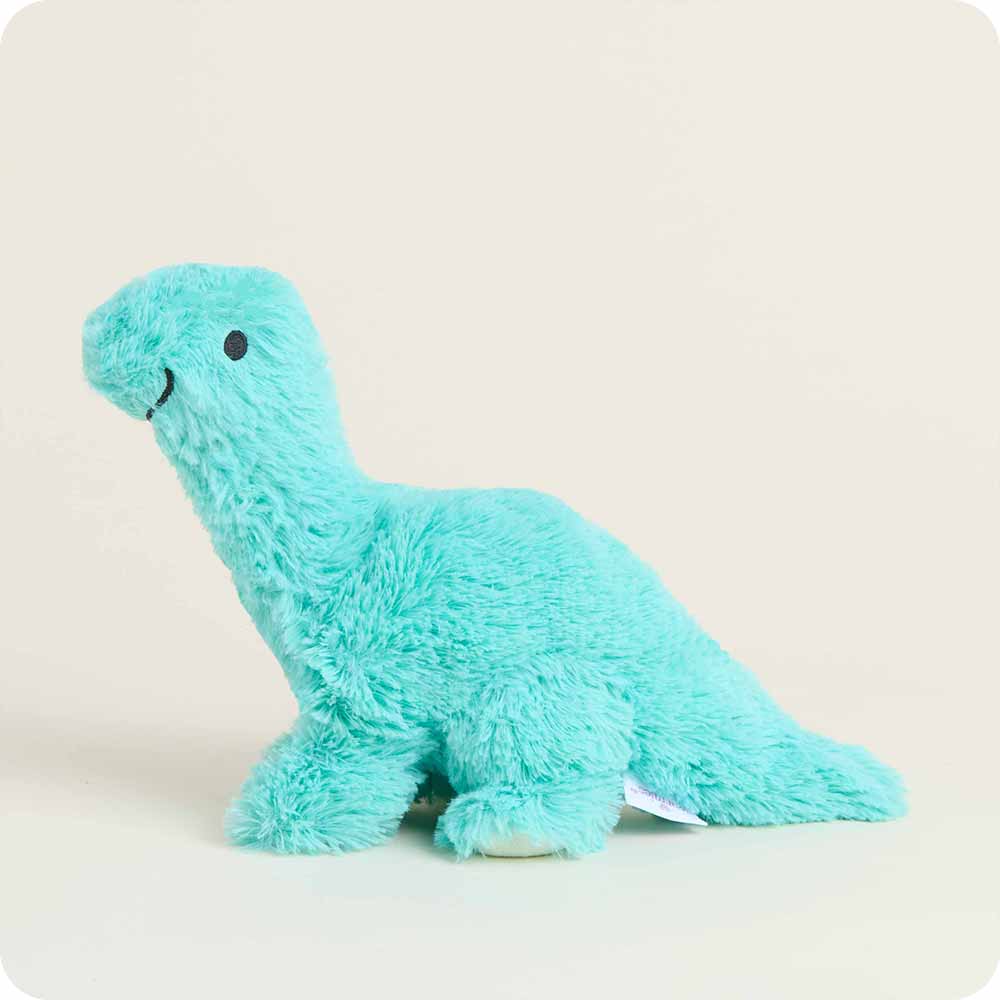 Teal Long Neck Dinosaur Warmies Junior - Gentle Mist