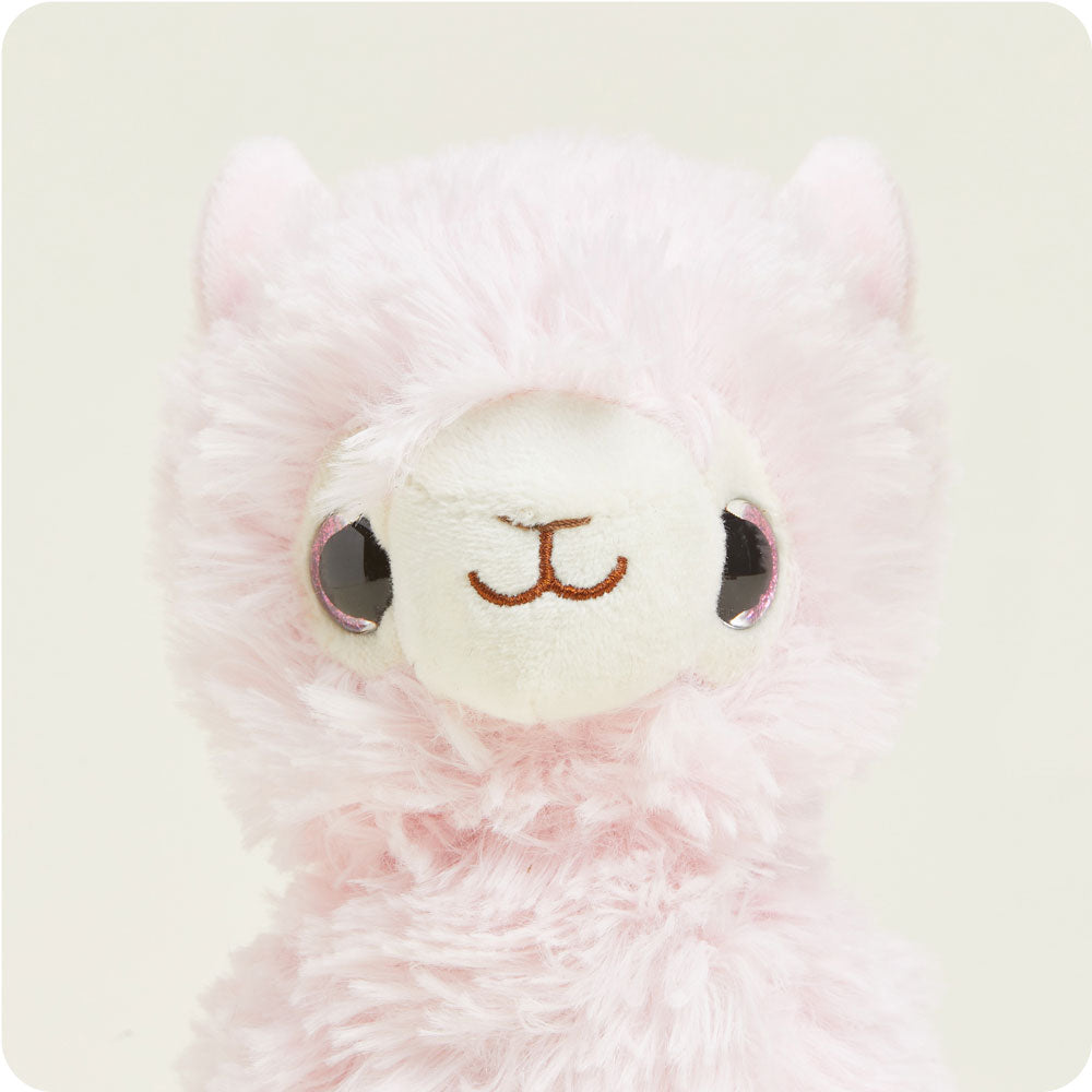 Pink Llama Warmies Junior - Cozy Glow