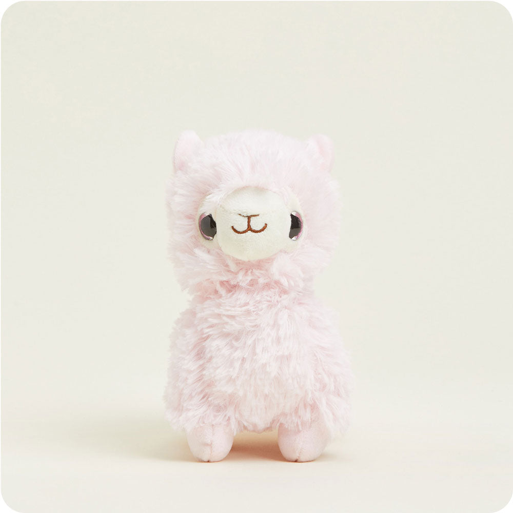 Pink Llama Warmies Junior - Cozy Glow