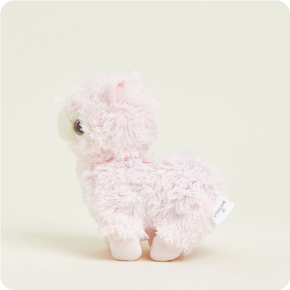 Pink Llama Warmies Junior - Cozy Glow