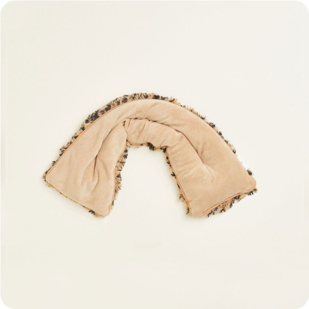 Leopard Neck Wrap Warmies - Easy Stow
