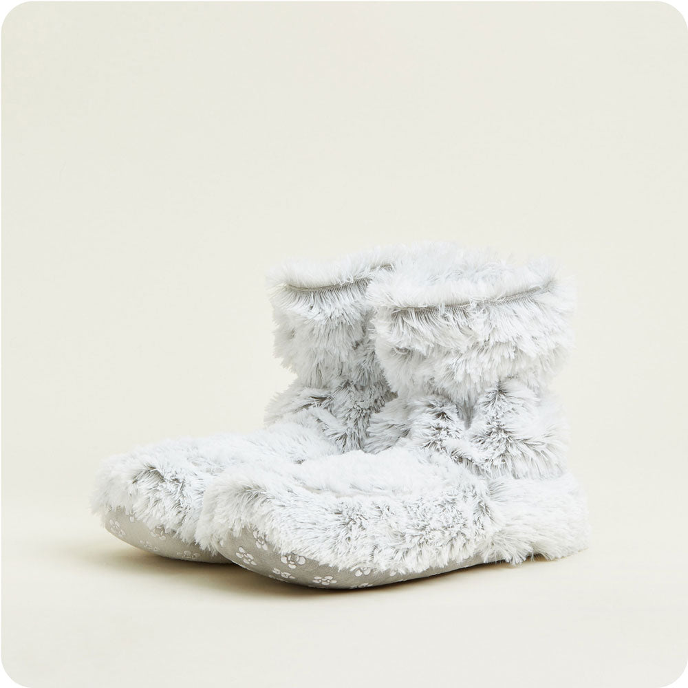 Marshmallow Gray Boots Warmies® - Bright Scent