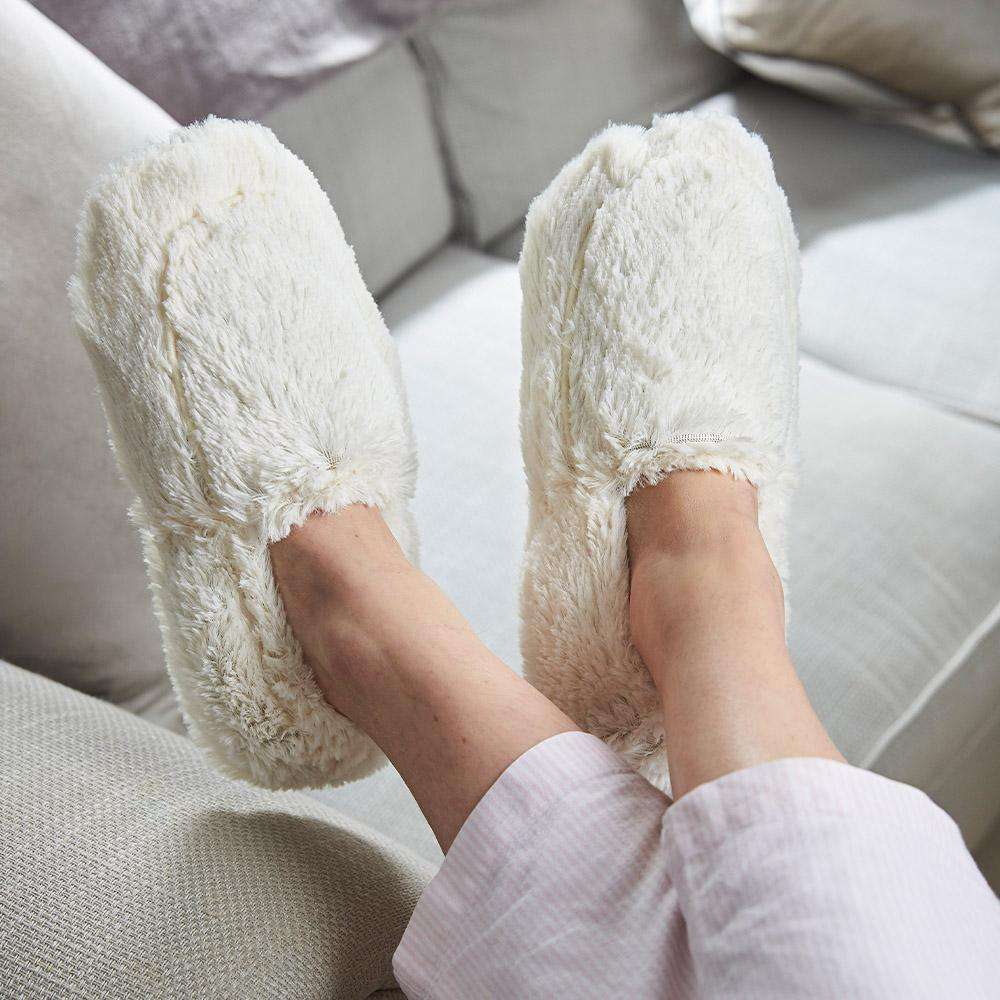 Cream Slippers Warmies® - Clean Mood