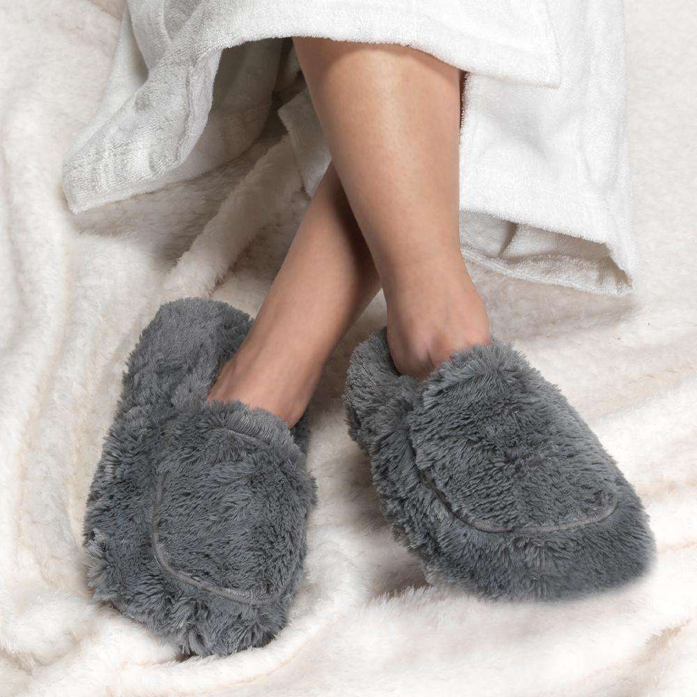 Gray Slippers Warmies® - Easy Spritz