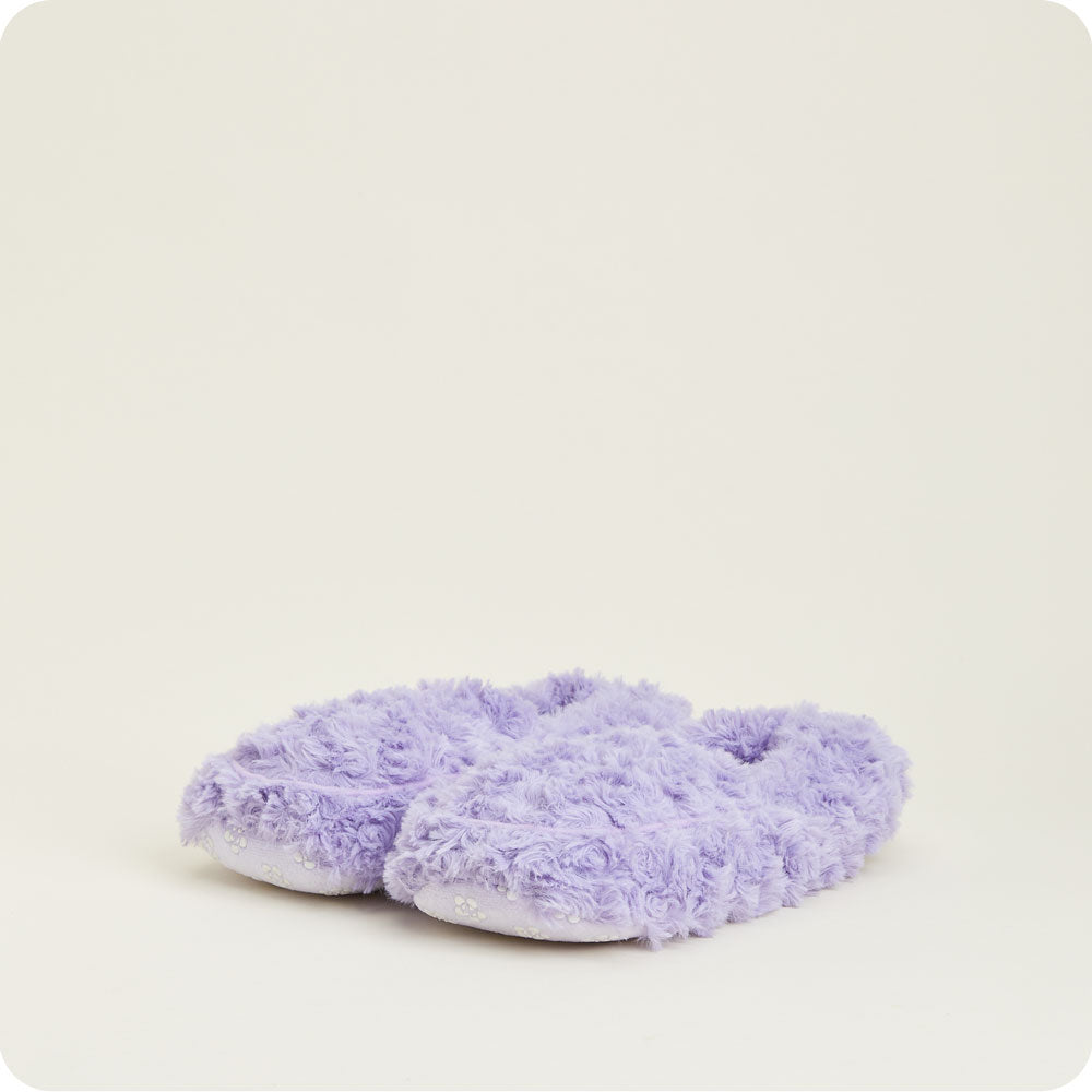 Curly Purple Slippers Warmies® - Modern Blend