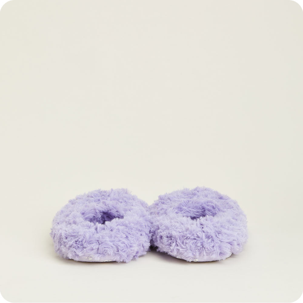 Curly Purple Slippers Warmies® - Modern Blend