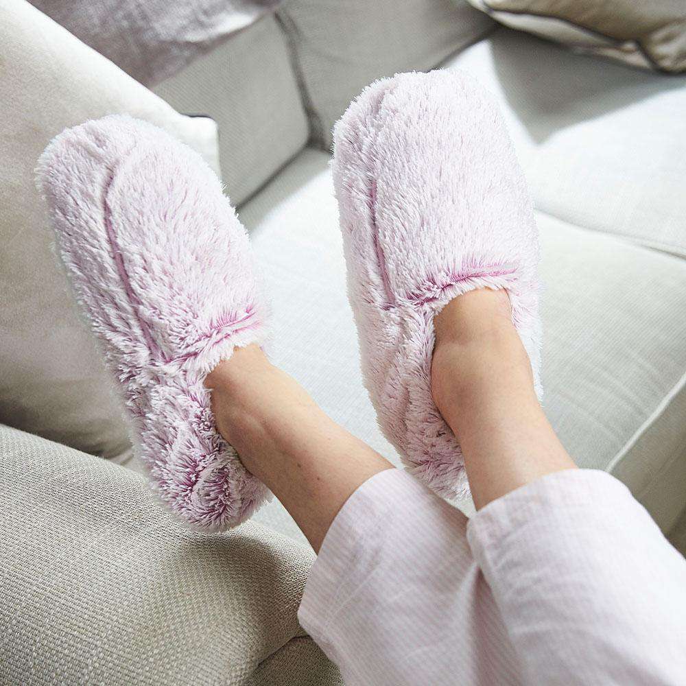Marshmallow Lavender Slippers Warmies® - Gentle Mist