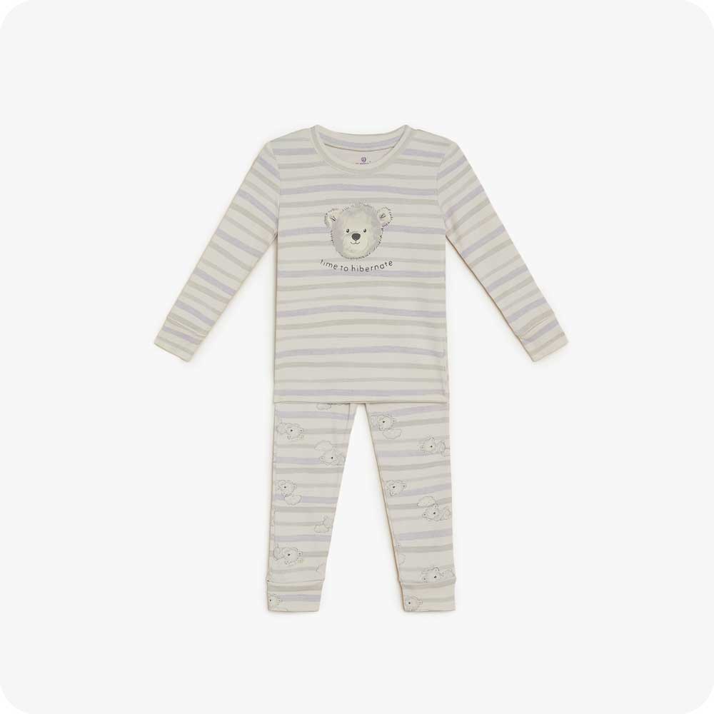 Marshmallow Bear Long Pajamas - Home Choice