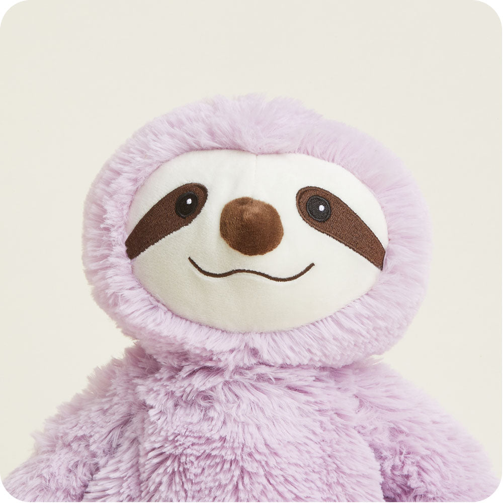Purple Sloth Warmies - Soft Glow